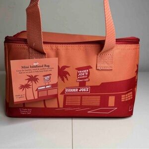 Trader Joe’s orange and Red Insulated Bag